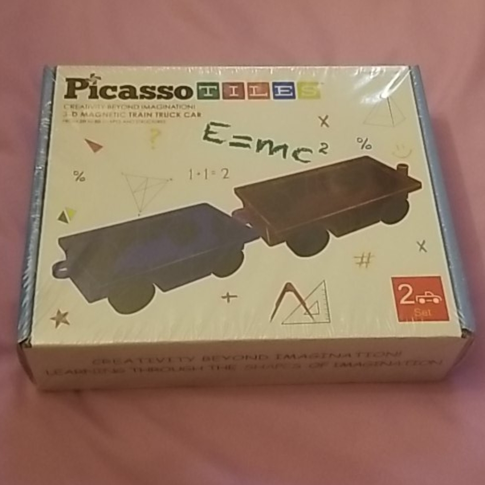 Picasso Tiles 3-D Magnetic Train Truck Car